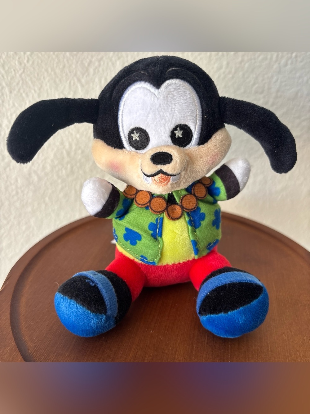 Disney Parks Aulani Resort Wishables Hawaiian Goofy Limited Release 5” Plush